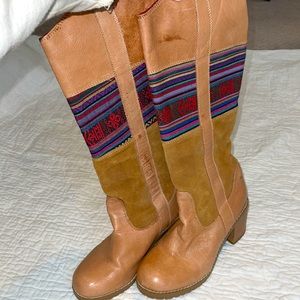 Because Music Is My Heartbeat booties, Worn once, almost perfect condition.